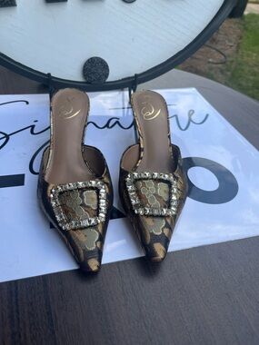 Sam Edelman Brit Luster Mule Size 8 NEW